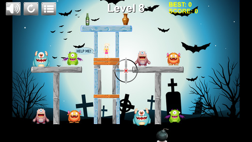 【免費遊戲App】Monster Tower - Shoot & Crash-APP點子
