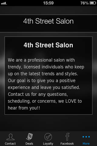 4th Street Salon screenshot 2