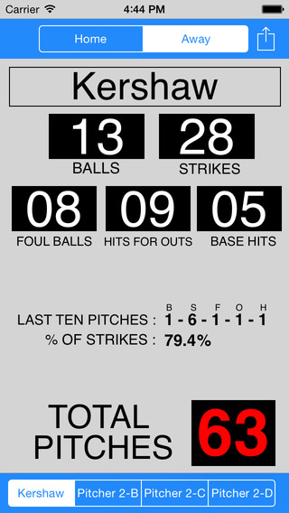 Baseball Pitch Count