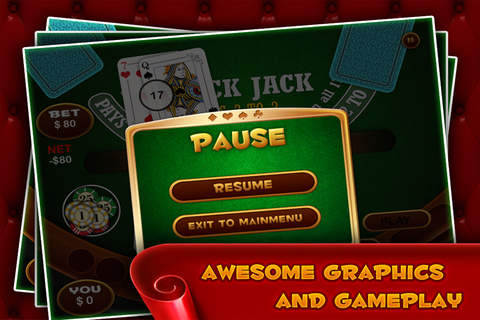 BlackJack 21 Vegas HD FREE screenshot 4