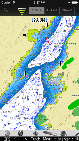 【免費交通運輸App】Hebrides GPS Nautical charts-APP點子