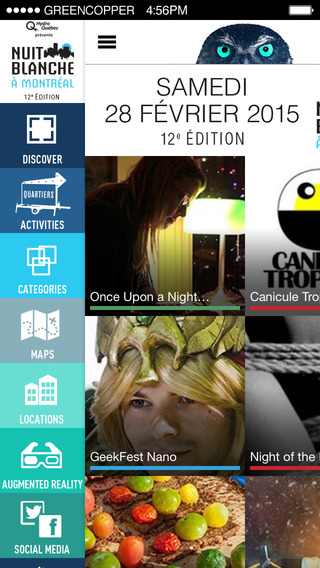 【免費娛樂App】Nuit blanche à Montréal 2015-APP點子