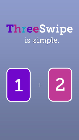 ThreeSwipe FREE - 1+2 = Threes