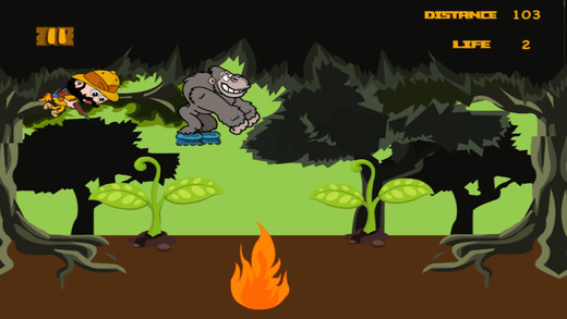 免費下載遊戲APP|Run Fast Gorilla Run - Rollerblades Rider Dash Adventure app開箱文|APP開箱王