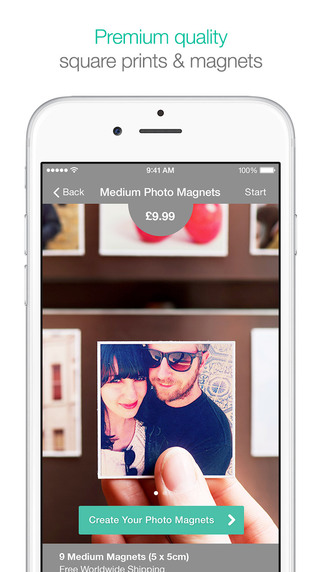 【免費攝影App】Sticky9 - Print your photos - Turn your photos into cool square prints and fridge magnets-APP點子