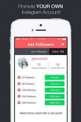 More Followers for Instagram. Get Real Followers! screenshot 3