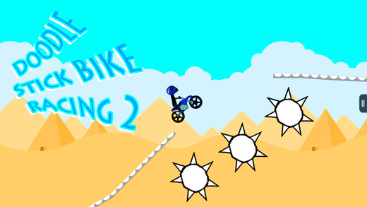 Doodle Stick Bike Racing 2 online multiplayer motocross bmx stunt game