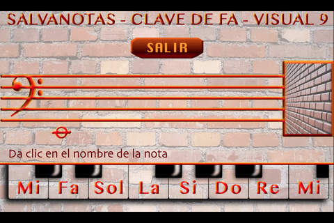 Saber leer Notas Musicales en Clave de Fa screenshot 3