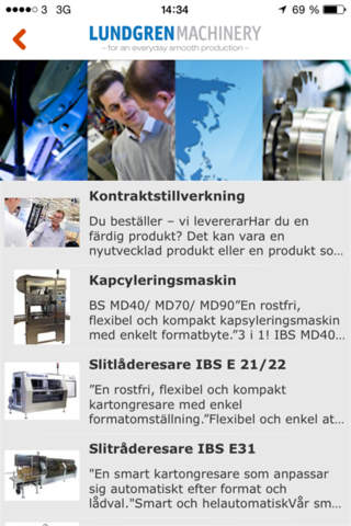 Lundgren Machinery screenshot 2