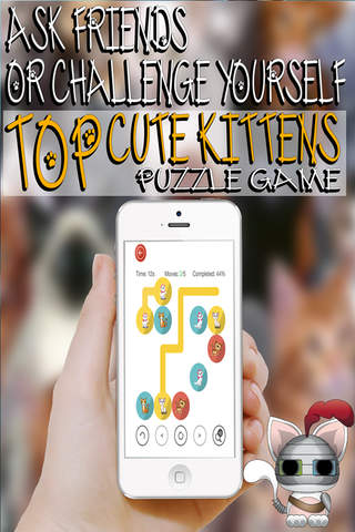 Match the Cute Fuzzy Kittens - Awesome Fun Puzzle Pair Up for Little Girls screenshot 2