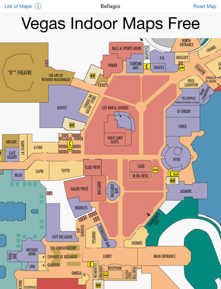 Vegas Indoor Maps Free - Casino Maps for the Las Vegas Strip and Beyond - AppRecs