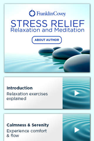 Premium Access - Franklin Covey Stress Relief Relaxation & Meditation screenshot 2
