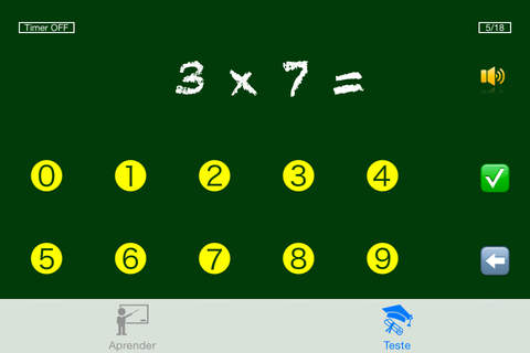Multiplication (times tables) screenshot 3