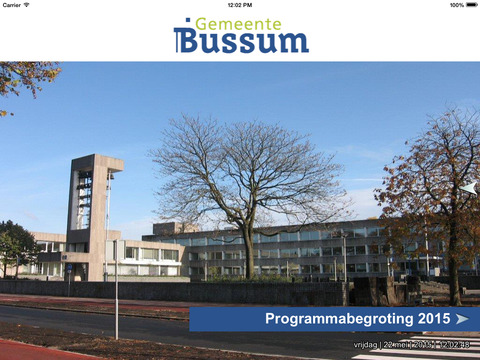Begrotingsapp Gemeente Bussum 2015