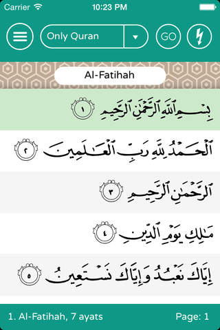 Quran+, Read Quran by page and audio playlist by surah screenshot 2