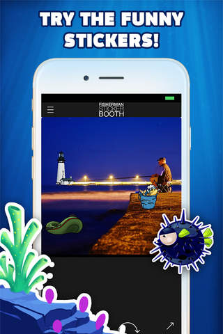 Fisherman Sticker Booth screenshot 2