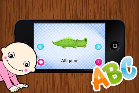 ABC Alphabet Flash Cards - Learning game for Kids in Pre School Toddler & Kindergarten screenshot 2