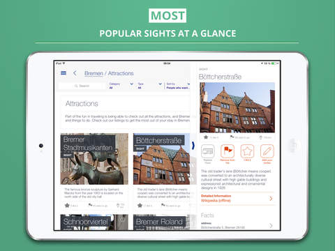 【免費旅遊App】Bremen - your travel guide with offline maps from tripwolf (guide for sights, restaurants and hotels)-APP點子