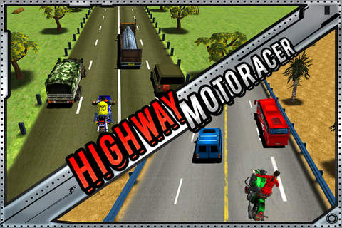 Highway Bike Racer : 3D Racing screenshot 3