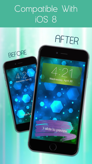 【免費工具App】Fancy Lock Screen Themes - Make custom wallpaper designs for your iOS 8 Lock Screen-APP點子