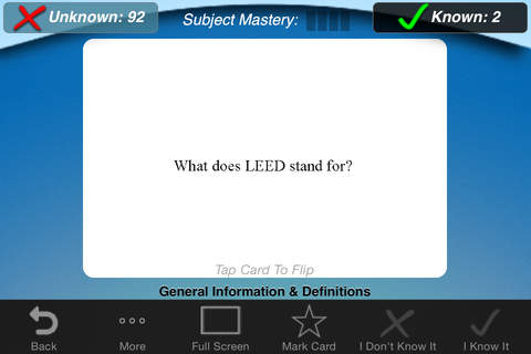 LEED® BD&C Flashcards: Building Design & Construction screenshot 3