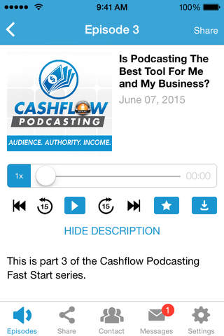 Cashflow Podcasting screenshot 2