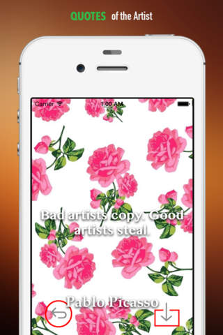 Rose Print Wallpapers HD: Quotes Backgrounds with Flora Designs and Patterns screenshot 4