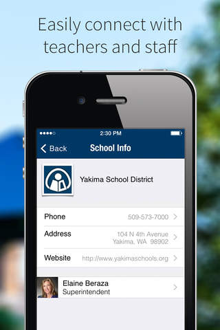 Yakima School District screenshot 2