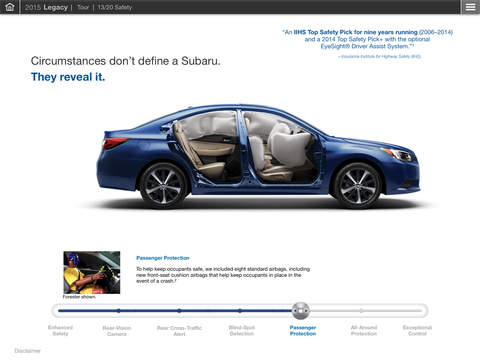 【免費生活App】Subaru 2015 Legacy Guided Tour-APP點子