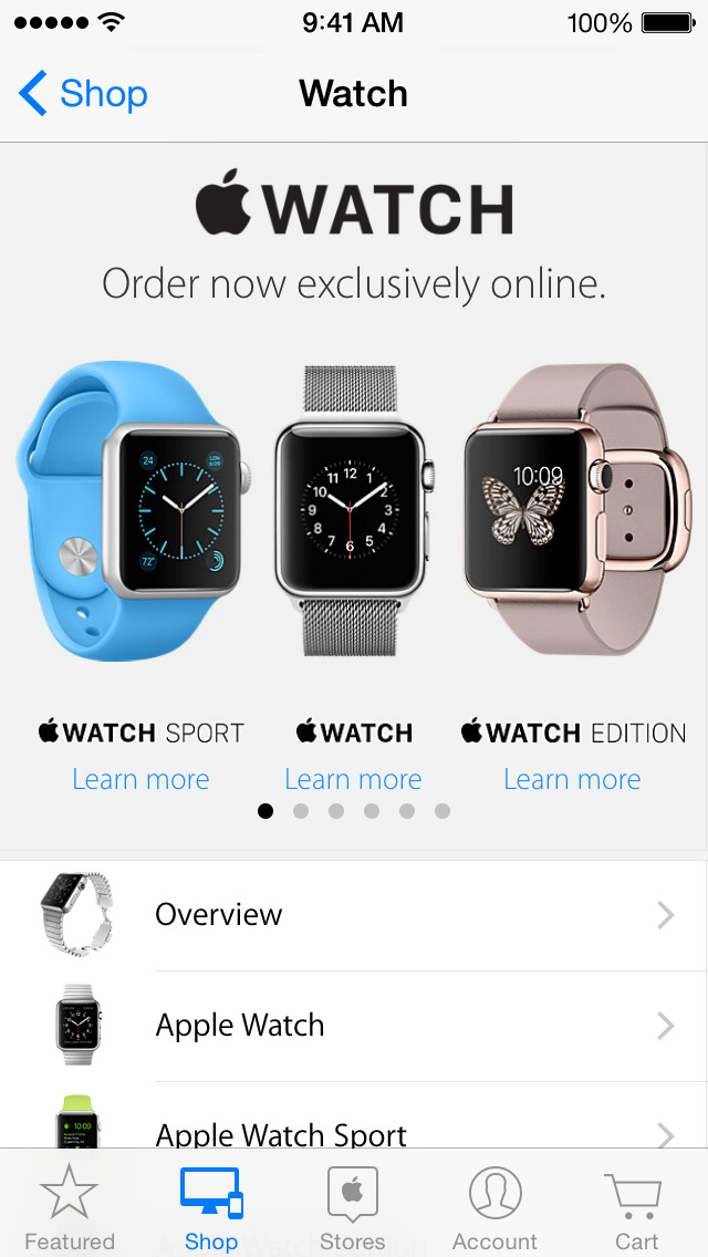 Apple Store  Screenshot