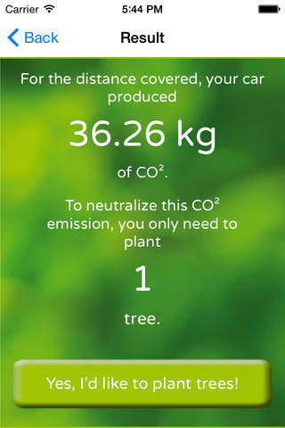 EverEarth CO² Footprint Calculator screenshot 4