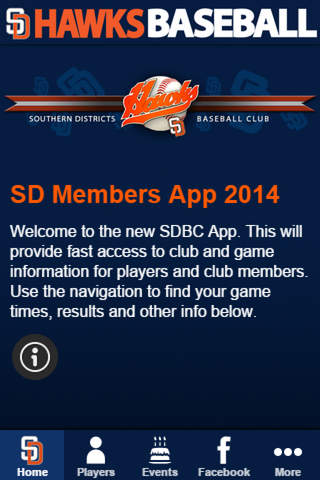 SDBC Members App screenshot 2