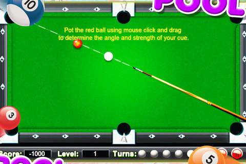 Pool Mania Game screenshot 2