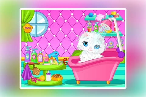 Cute Cat Bathing：Pet Shop Games screenshot 3