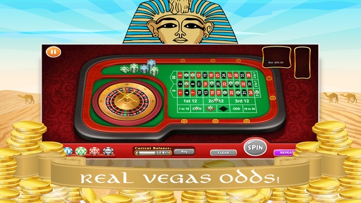 【免費遊戲App】Pharaoh Roulette HD - Online Vegas Casino-style Deluxe Board-APP點子