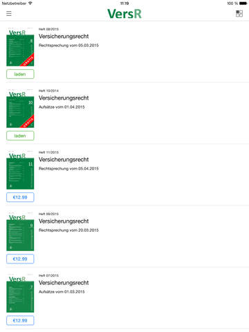 【免費商業App】VersR – Zeitschrift Versicherungsrecht-APP點子