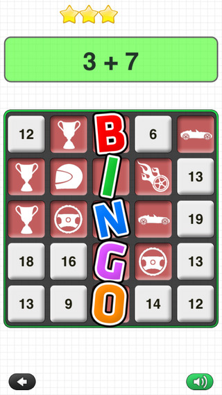 【免費教育App】Math Bingo Games - A Racing Game for Kids by Tap To Learn-APP點子