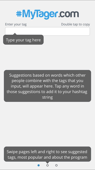 MyTager - Pick hashtags for Instagram and Twitter