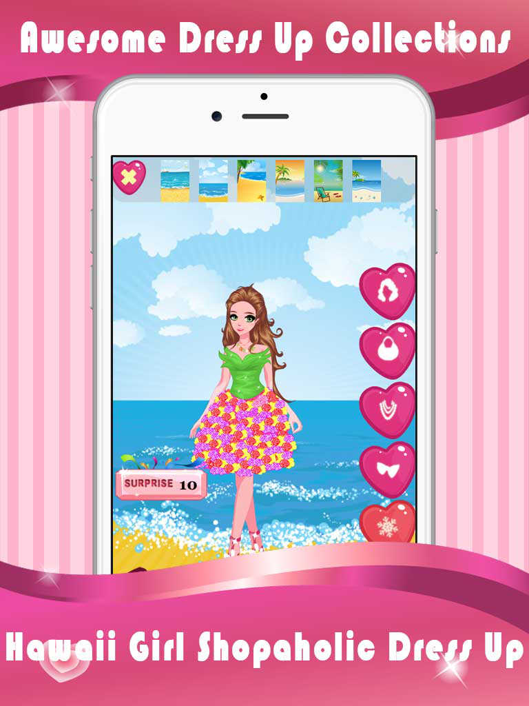 App Shopper Hawaii Girl Shopaholic Dress Up My Models of the World