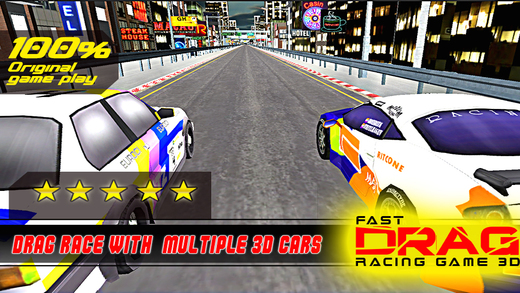 【免費遊戲App】Fast Drag Race 3D-APP點子