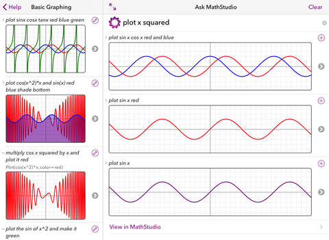 【免費生產應用App】Ask MathStudio - Natural language graphing calculator, unit converter and currency converter-APP點子