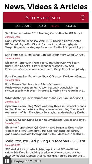 免費下載運動APP|San Francisco Football Radio & Live Scores app開箱文|APP開箱王