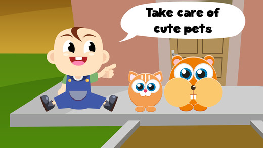 Baby Tommy Pets Cartoon Free Animal Puzzles