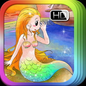 The Little Mermaid - bedtime fairy tale Interactive Book iBigToy-child LOGO-APP點子