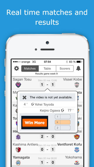 免費下載運動APP|J1 League - Japan Professional Football League Livescore - Check fixtures, results, standings, scorers and videos with one tap only app開箱文|APP開箱王
