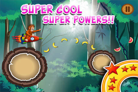 King Louis´s adventure - A jungle jump n fly game - Advert Free App screenshot 4