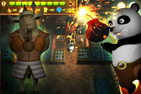Panda Bomber in Dark Lands screenshot 2