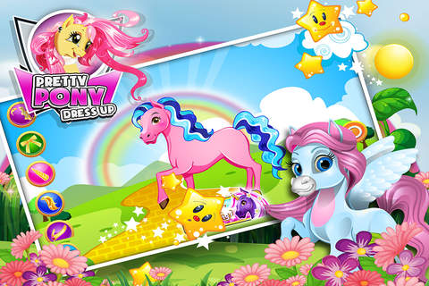 Pretty Pony Dress Up screenshot 3