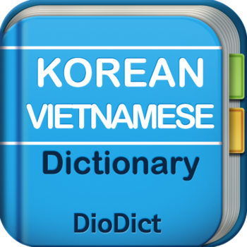 DioDict 3 Vietnamese – Korean Dictionary / Từ điển DioDict Hàn-Việt và Việt-Hàn (Database © Lac Viet Computing Corp., Vietnam) LOGO-APP點子