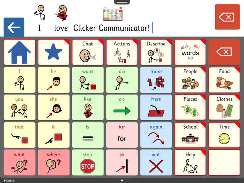 Clicker Communicator: AAC for children young people